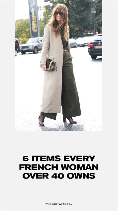 6 items every french woman over 40 owns fashion for women over 40 french women 40 fashion women