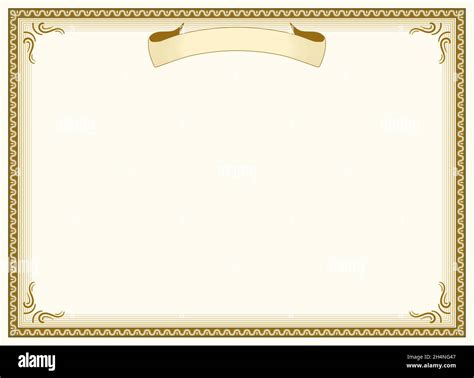 Certificate Border Hi Res Stock Photography And Images Alamy