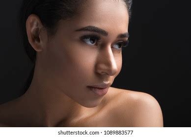 Close Nude Girl Well Cared Pure Stock Photo Shutterstock