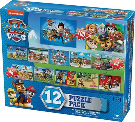 Paw Patrol 12 In 1 Puzzles Toys At Foys