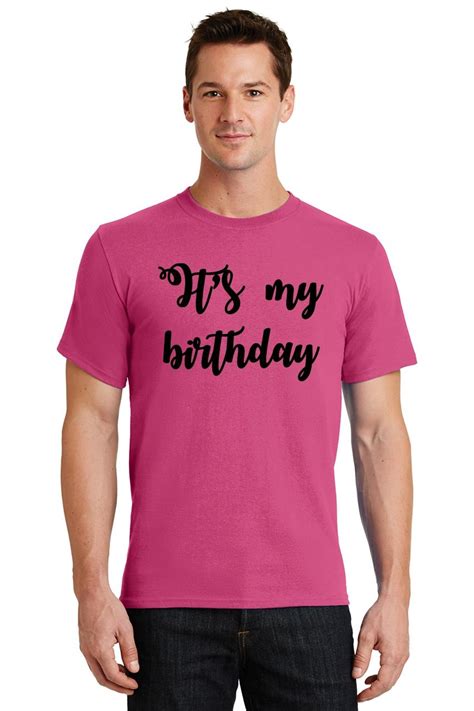 Mens Its My Birthday T Shirt Bday Party Shirt Ebay