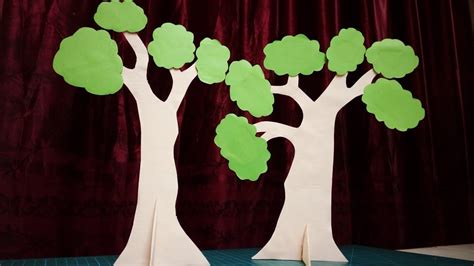 Paper Tree How To Make Tree Using Paper And Cardboard