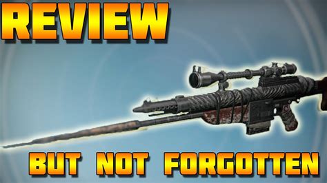 Destiny Rise Of Iron New Sniper But Not Forgotten Review Legendary