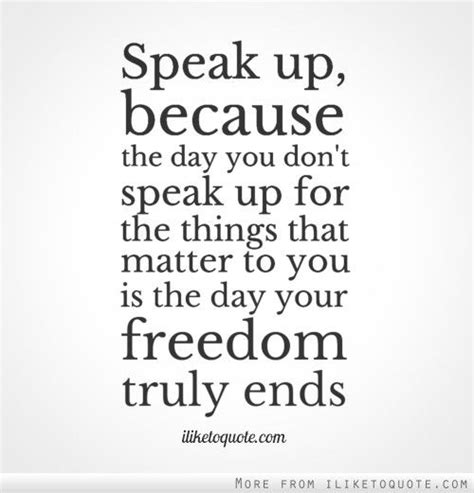 Quotes About Not Speaking Up Quotesgram