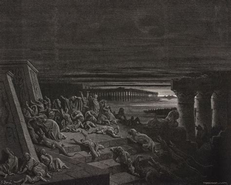 the 10 egyptian plagues in the book of exodus plagues of egypt gustave dore egypt art