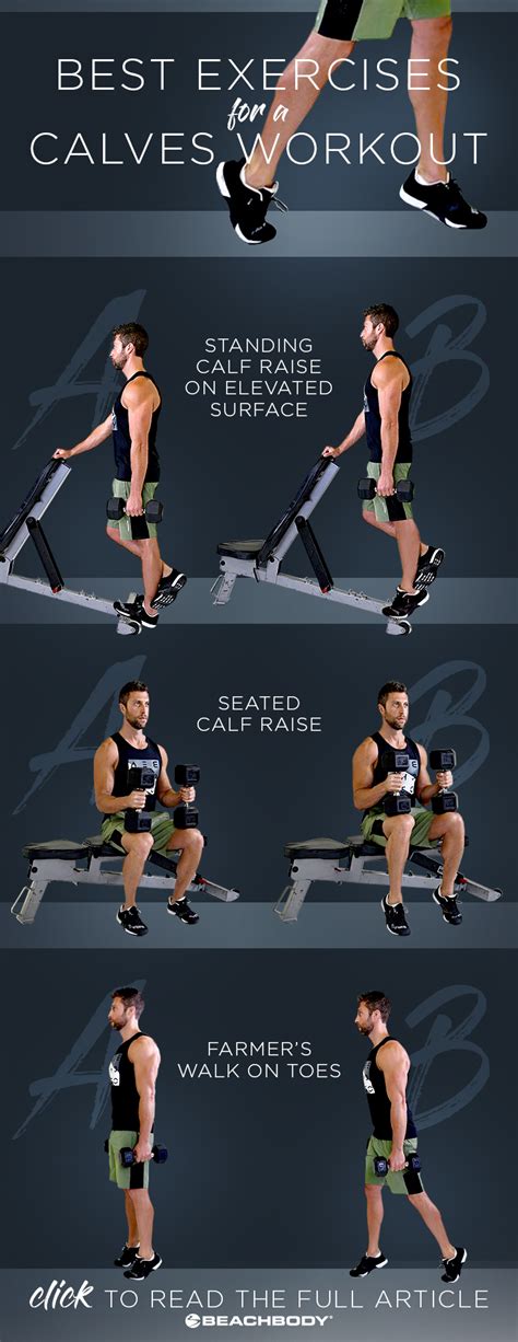 8 Exercises For The Best Calves Workout Calf Exercises Calf Muscle