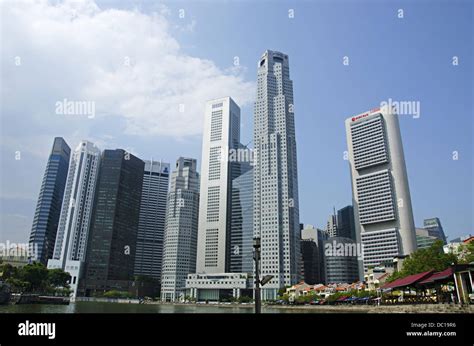 High Rise Buildings Singapore Stock Photo Alamy