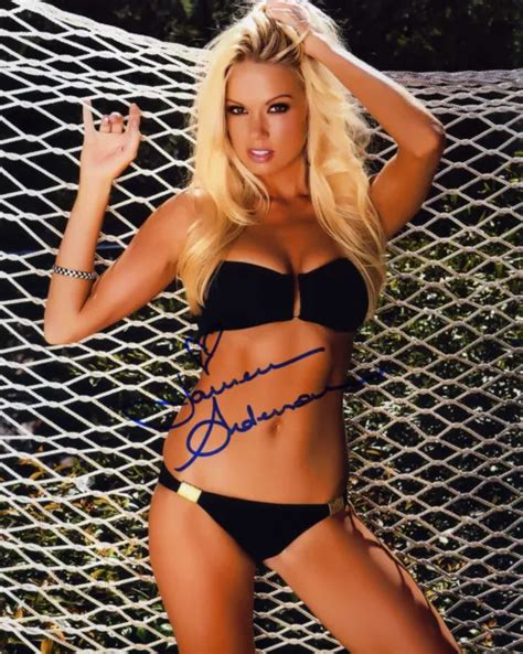 LAUREN ANDERSON SIGNED X Playbabe Playmate NEW Photo HOT Z PicClick