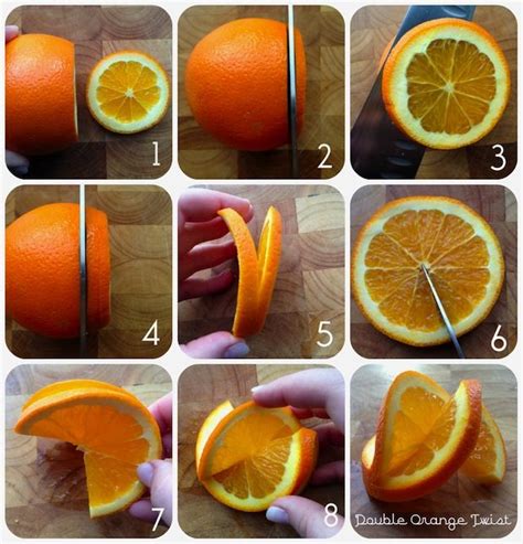 How To Make A Fancy Double Orange Twist Garnish Canadian
