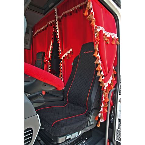 Oscura Tende Perimetrali Per Camion Cabina Standard Rosso
