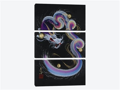 Guardian Rainbow Dragon Canvas Print By One Stroke Dragon Icanvas