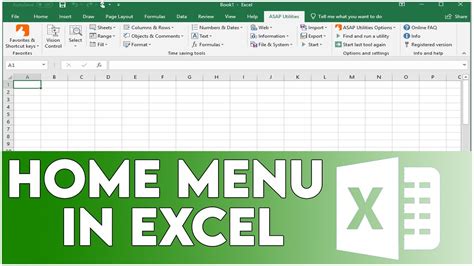 Menu Menu Di Excel Imagesee