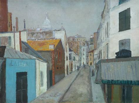 Passage Cottin 1910 Maurice Utrillo 1883 1955 Paris Painting