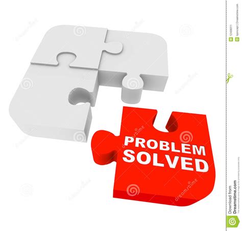 Problem Solved Rubber Stamp Vector Illustration