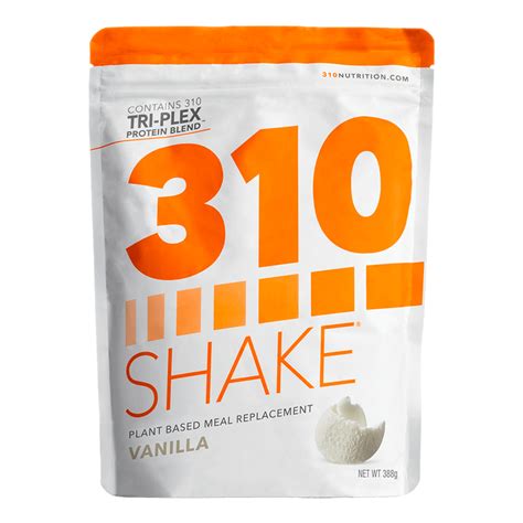 310 Shake Vanilla Plant Protein Meal Replacement Shake 310 Nutrition
