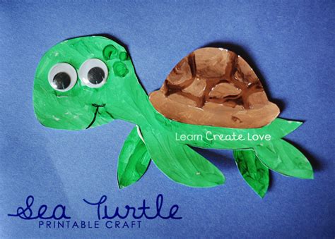 Printable Sea Turtle Craft