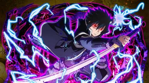 Sasuke Uchiha Lightning Blade From Naruto Shippuden For