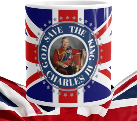 King Charles Iii Mug Coronation Souvenir Cup Commemorative Mug T