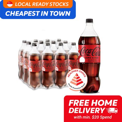 Buy Coke Zero 24 Bottles 330ml Min 6 Months Expiry On Ezbuy Sg