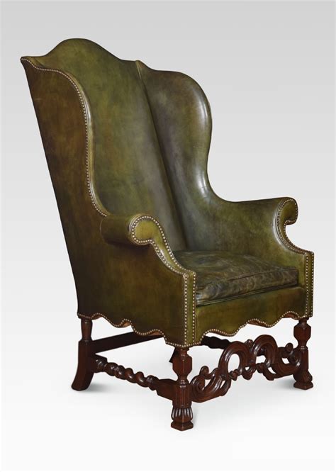 With its very handy armchair (excuse the pun). Carolean Style Walnut Framed High Back Armchair | 710091 ...