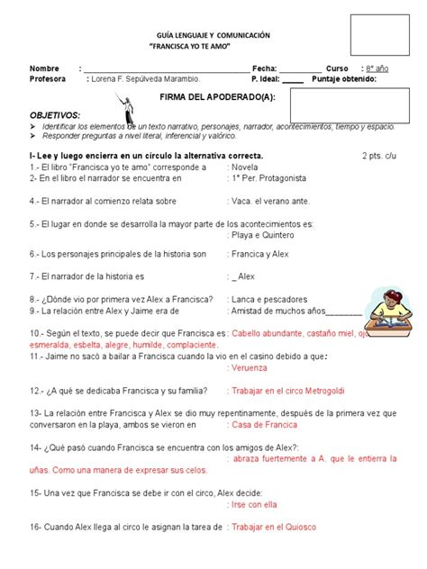 Programa gratuito para trabajar con archivos pdf. Guía Francica Yo Te Amo I- Respuestas
