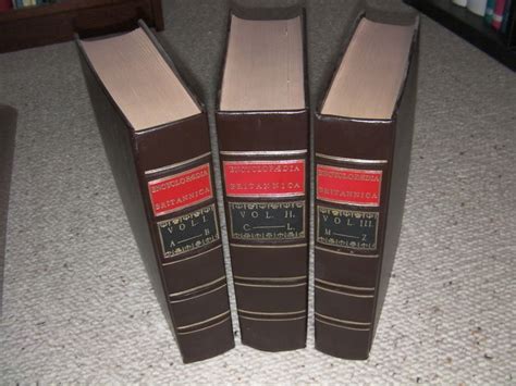 Encyclopaedia Britannica A Facsimile Of The First Edition 3 Volumes