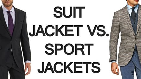Suit Jacket Vs Sport Jackets Whats The Difference