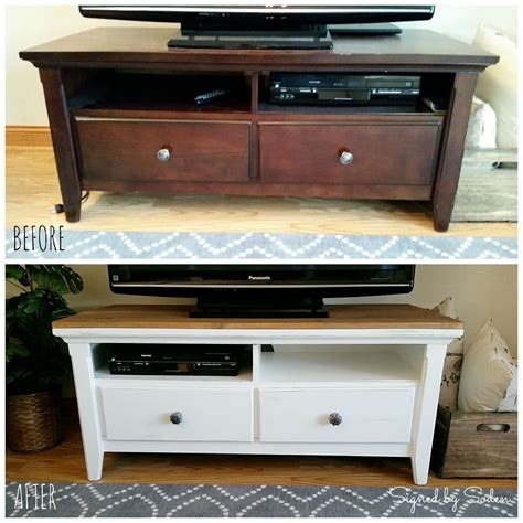 Read the tutorials below and choose the projects. DIY: Rustic Coffee Table and TV Stand Makeover - Signed by ...