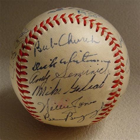 1950 Nl Champion Philadelphia Phillies Team Signed Baseball