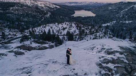 Winter Wedding Truckee Lake Tahoe Tahoe