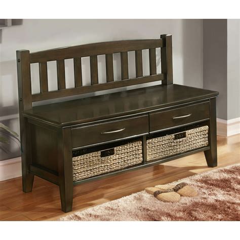 Williamsburg Wood Storage Entryway Bench With Drawers And Cubbies Wayfair