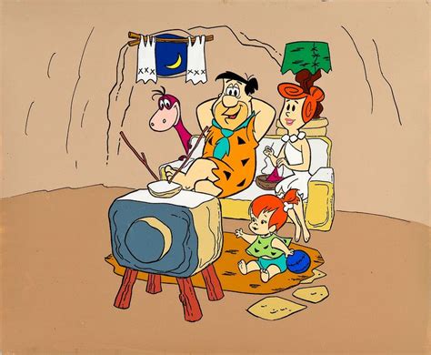 The Flintstones Publicity Cel Hanna Barbera Flintstone Cartoon Flintstones Classic Cartoon