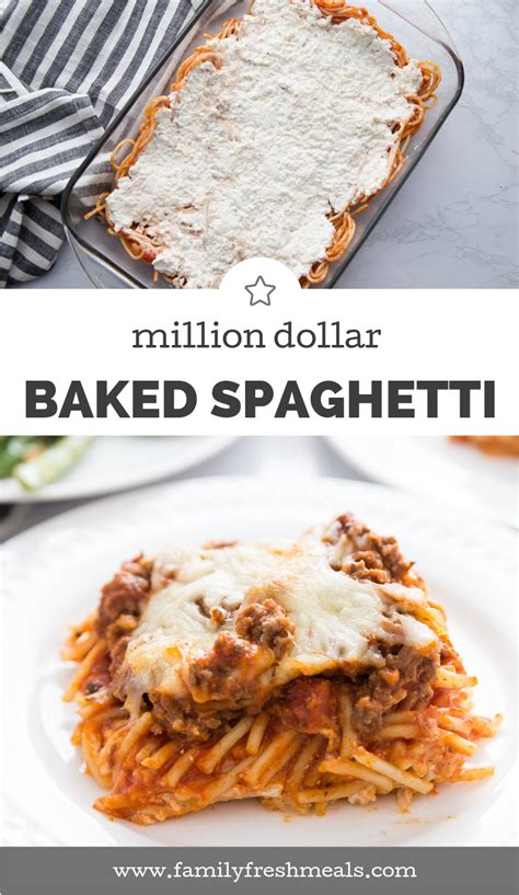 Place half the slices of butter into the bottom of a 9x13. Million Dollar Baked Spaghetti { + video } - Family Fresh ...