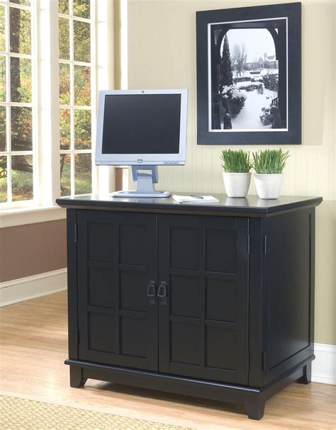 Compact office desks in the style you need. Home Styles Espresso Bermuda Compact Computer Cabinet ...