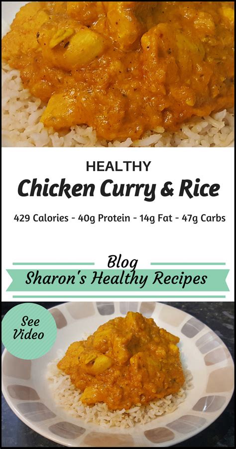Healthy Chicken Curry and Rice | Fast healthy meals, Healthy indian recipes, Healthy chicken curry