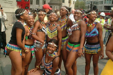 Umoja South African Zulu Cultural Dance At Trafalgar Square