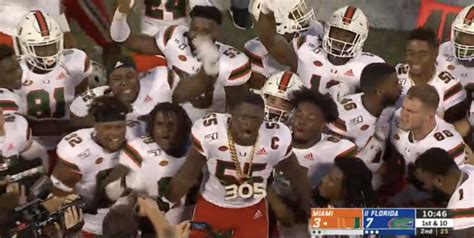 Miami Breaks Out New 305 Turnover Chain Against Florida
