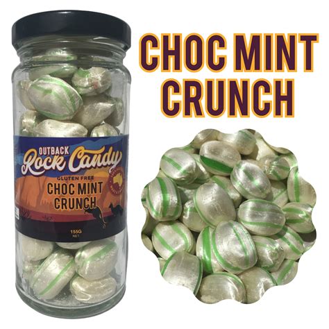 Outback Rock Candy Choc Mint Crunch 155g The Australian Made Campaign