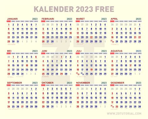 Download Kalender 2023 Format Cdr Ai Pdf Free Zotutorial