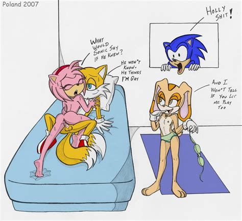 Rule 34 2boys 2girls Amy Rose Anthro Bed Cheating Cream The Rabbit