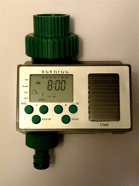 Solar Power Programmable Irrigation Timer Controller Ebay