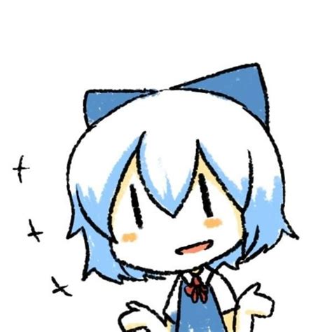 Cirno Shrug Textless Cirno Shrug Touhou Anime Funny Anime Pics