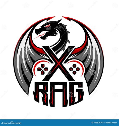 Dragon Gaming Logo Design Vector Stock Vector Illustration Of Game