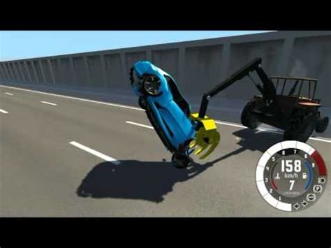 Beamng Drive Smash The Claw Tractor Youtube