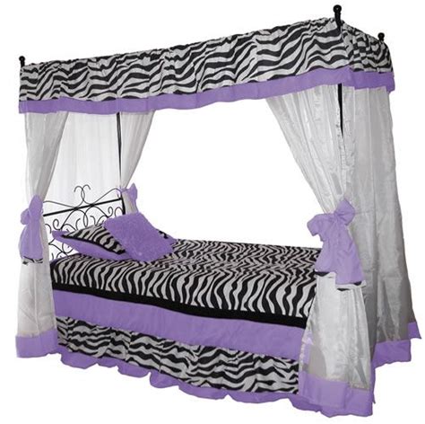 Zebra color bed canopy conical shape mosquito nets manufacturing by valuable textile co.,ltd.; Zebra Canopy Top Purple | Iron canopy bed, Princess canopy ...