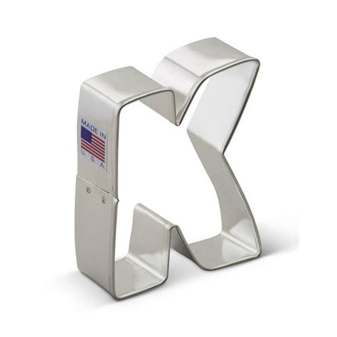 Ann Clark Letter K Cookie Cutter 325 Inches Tin Plated Steel