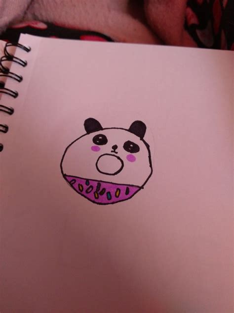 Pin By Shayla On Panda Donut Drawing Donut Drawing Drawings