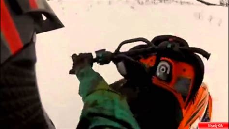 Crazy Snowmobile Accident Guy Gets Trapped Under Snowmobile While