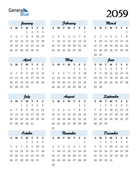 Consciente De Mensajero Cálmese Calendario 2059 Complemento Evaporar