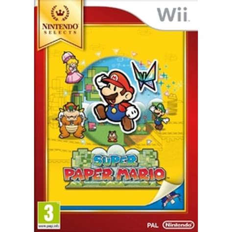 Super Paper Mario Nintendo Selects Wii Game Mania